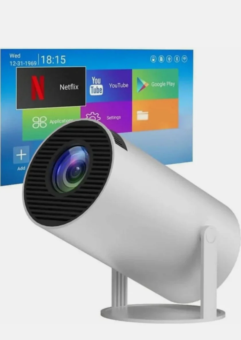 Sepetkolix Mini Projeksiyon 4K Destekli – Android WiFi Bluetooth Taşınabilir Projektör