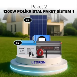 1200W POLİKRİSTAL PAKET SİSTEM 1 (PAKET 2)